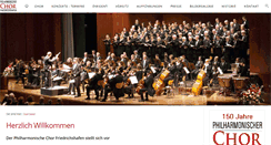 Desktop Screenshot of philharmonischerchor-friedrichshafen.de