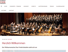 Tablet Screenshot of philharmonischerchor-friedrichshafen.de